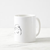 Mug Mème de visage de derp (Devant droit)