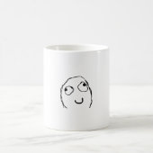 Mug Mème de visage de derp (Centre)