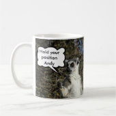 Mug Mème Défi amusant Mannequin Lemurs (Gauche)