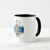 Mug Mémé dit "Soyez gentil" (Devant droit)