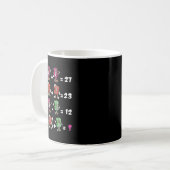 Mug Mème drôle 67 École de mathématiques Enseignant Si (Devant gauche)