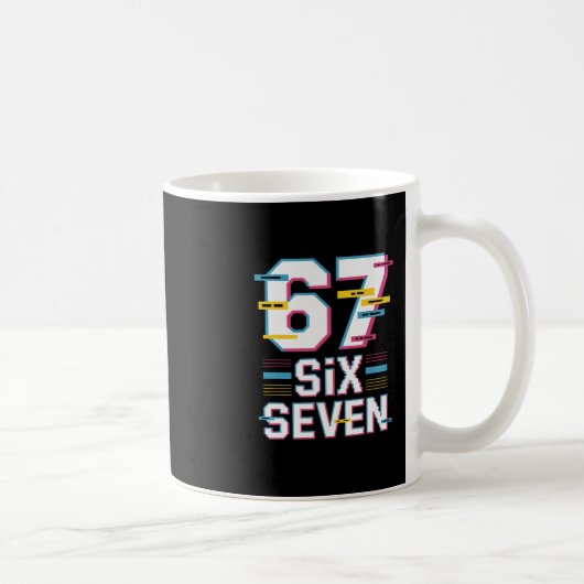 Mug Mème drôle 6 7 Six Sept (Droite)