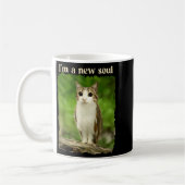 Mug Mème drôle de Meowl, Mème de chat hibou Brainrot G (Gauche)
