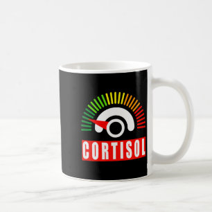 Mug Mème drôle de niveaux de cortisol bas fatigue surr