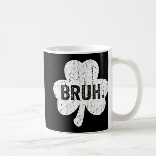 Mug Mème drôle de salutation de frère Bruh Saint mec a (Droite)