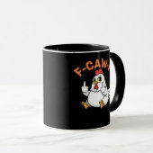 Mug Mème drôle F-Caw-F Poulet (Devant droit)
