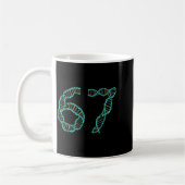 Mug Mème drôle numéro 67 Réplication ADN Science moléc (Gauche)