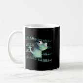 Mug Mème Drôle Weirdcore Animal Femmes Hommes Lizard L (Gauche)