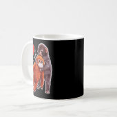 Mug Mème du bébé singe qui reçoit un coup de poing (Devant gauche)