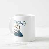 Mug Mème du canard buvant du thé impassible (Devant gauche)