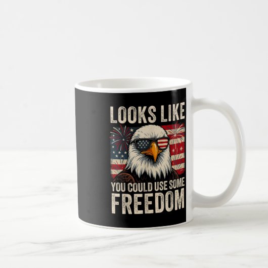 Mug Meme du drapeau américain du 4 juillet ressemble à (Droite)