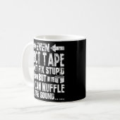 Mug Même Duct Tape Can't Fix Fix Stupid Funny (Devant gauche)