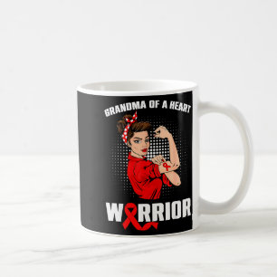 Mug Mémé d'un guerrier cardiaque Maladie cardiaque Chi
