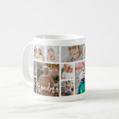 Mug Mémé élégante 15 Photo Collage (Devant gauche)