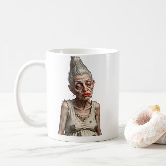Mug Mémé est fatiguée (Avec donut)