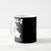 Mug Meme F-baa-f – Graphique de mème drôle qui hurle (Devant gauche)