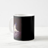 Mug Mème Fumeur Drôle Cigarette Kitten Brainrot Silly (Devant gauche)