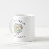 Mug Mème Gay : Juste Devant Ma Salade ? ! (Devant gauche)