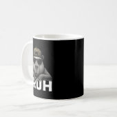 Mug Mème graphique drôle Capybara Bruh pour garçons fi (Devant gauche)