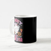Mug Mémé Halloween effrayante super mémé G (Devant gauche)