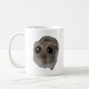 Mug mème, hamster, mème de hamster, hamster triste, dr