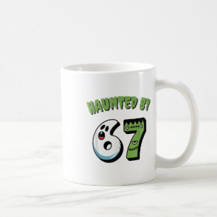 Mug Mème hanté 67 Six Sept 6-7 Blague drôle d'Internet