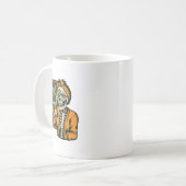 Mug Mème hanté 67 Six Sept 6-7 Blague drôle d'Internet (Devant gauche)