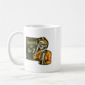 Mug Mème hanté 67 Six Sept 6-7 Blague drôle d'Internet (Gauche)