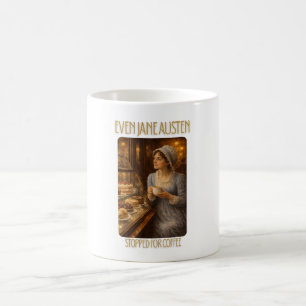 Mug Même Jane Austen S'arrêtait pour du Café