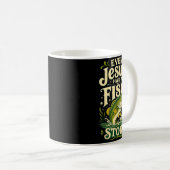 Mug Même Jésus avait un humour de poisson (Devant droit)