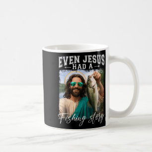 Mug Même Jésus avait une histoire de pêche funnyfishin