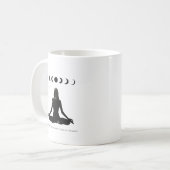 Mug Même la Lune traverse des phases (Devant gauche)