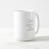 Mug "Même le silence a des histoires" (Devant droit)