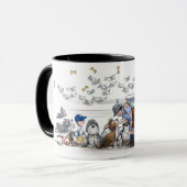 Mug Même Les Animaux De La Voisine Aimaient Le Mailman (Devant gauche)