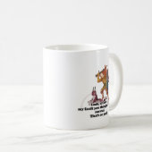 Mug Mème médiéval de l'art - Ce n'est pas ma faute (Devant droit)