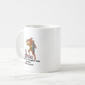 Mug Mème médiéval de l'art - Ce n'est pas ma faute (Devant gauche)