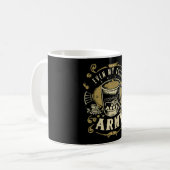 Mug Même mon café est plus fort que l'armée (Devant gauche)