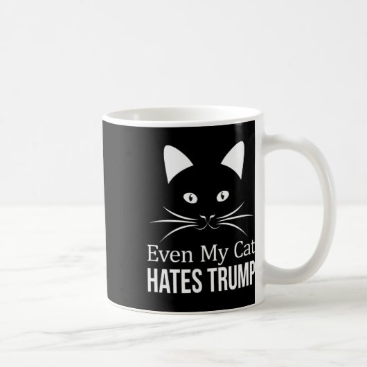 Mug Même mon chat déteste Trump - (Droite)
