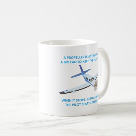 Mug Mème pilote (Devant droit)