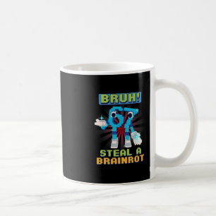 Mug Mème Pixel Drôle Bruh 67 Voler Un Brainrot 