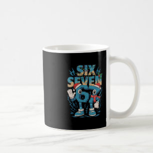 Mug Mème pour enfants 67 Six Sept 6 7 Cerveau italien