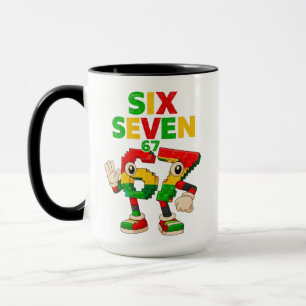 Mug Mème pour enfants 67 Six Sept 6 7 Histoire noire ,