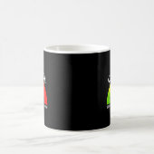 Mug Meme v drôle rétro niveaux de cortisol bas (Centre)