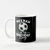 Mug Mémée du garçon d'anniversaire Anniversaire de foo (Gauche)