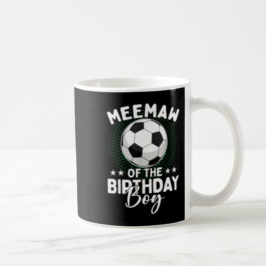 Mug Mémée du garçon d'anniversaire Anniversaire de foo (Droite)