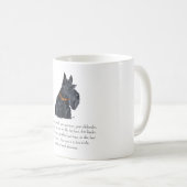 Mug Mémento du Terrier Écossais (Devant droit)