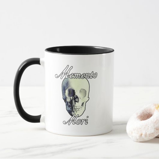 Mug Memento Mori (Avec donut)