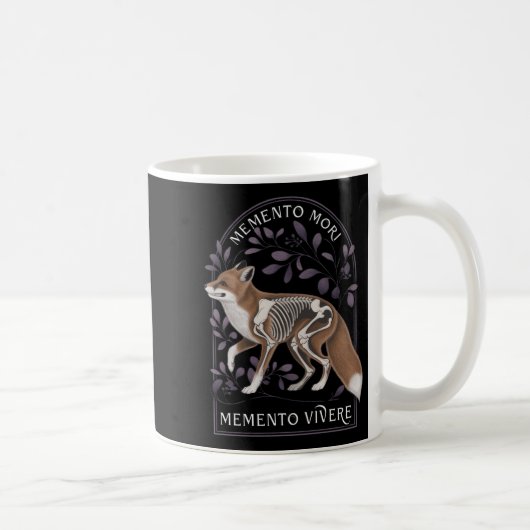 Mug Memento Mori Memento Vivere _ Philosophie & La (Droite)