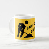 Mug Mêmes chient, jour différent (Devant gauche)