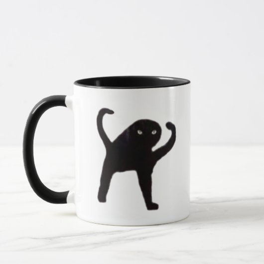 Mug Memes de Chat Maudit Double Face (Gauche)